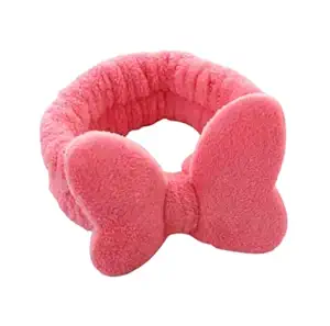 Fashion Alley Facial Makeup Face Wash Velvet Strip Headband Adjustable Elastic Hair Band for Girls and Women Beauty Tool - Multicolor