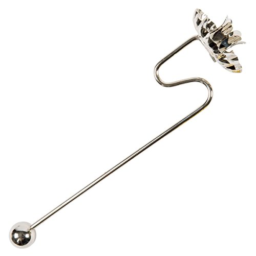 Preisvergleich Produktbild Metall-Balancekerzenhalter silber 16 cm