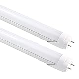 Cada tubo de luz LED tiene un ángulo de haz ancho (160 grados) con una lente anti-reflejo para dispersar y difundir la luz uniformemente.