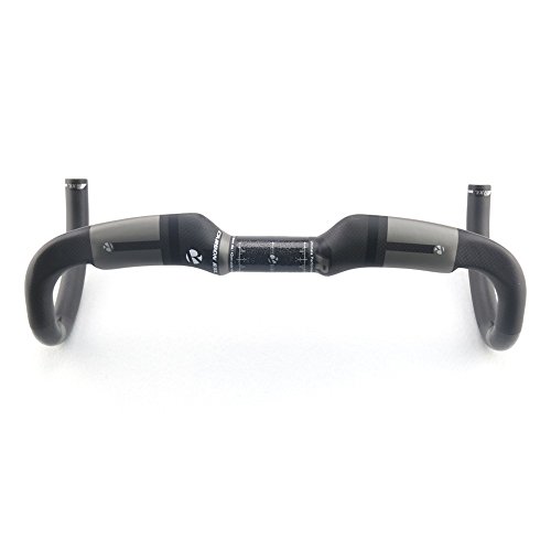 RXL SL Manubrio Carbonio Ciclismo Manubrio Strada Bici da Corsa 400/420/ 440mm (3K Matte, 31.8 * 440mm)