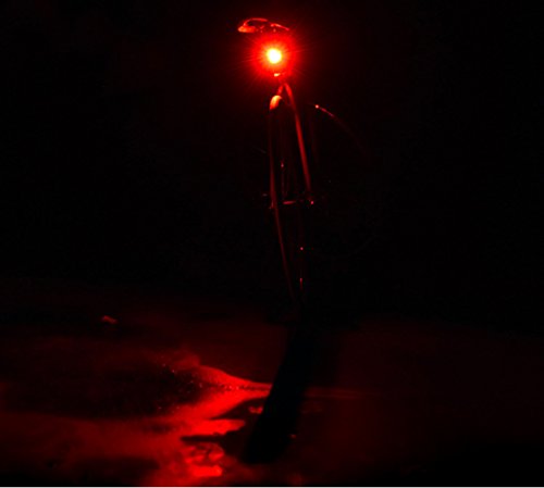 MuP LED Fahrradlampe, Frontlicht Weiß und Rücklicht Rot Scheinwerfer mit USB-Kabel Wiederaufladbare Radlichter, 4 Modi, Wasserdicht, Fahrradbeleuchtung Set - 6