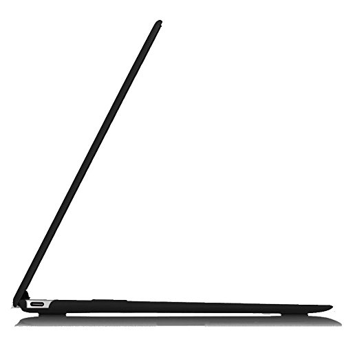 Fintie MacBook 12 Retina Hülle – Ultra Slim Plastik Hartschale Schutzhülle Snap Case für Macbook 12″ mit Retina Display A1534 [2015 Freisetzung] , Diamantschwarz - 4