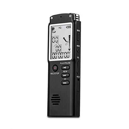 Preisvergleich Produktbild Elviray Mini T60 Professionelles Sprachaufzeichnungsgerät Zeitanzeige Großbild Digital Voice Audio Recorder Diktiergerät MP3-Player