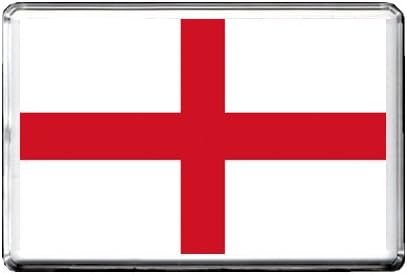 ENGLISH ENGLAND FLAG - JUMBO FRIDGE MAGNET - ST GEORGE CROSS