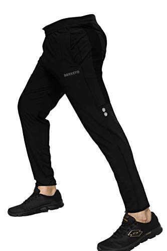 black polyester lycra joggers
