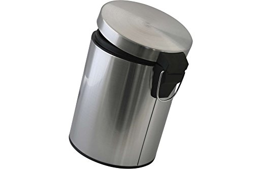 Tret Kosmetikeimer Edelstahl 5 Liter Tretmülleimer Müll Eime - 3