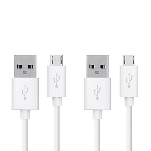 iProtect 4 in 1 KFZ Set in weiß mit 2x Micro USB 2.0 Datenkabel u Netzteil u KFZ Adapter Autoladegerät für MEDION LIFETAB S10334 MD98811 - 2