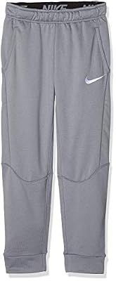Nike Dry Taper Fleece Pantalon Garçon, Cool Grey/(White), FR : L (Taille Fabricant : L)