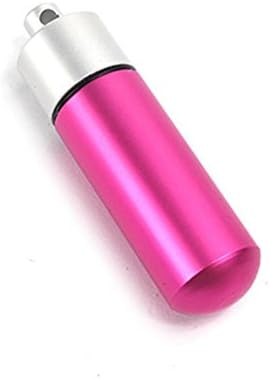 CHINA UK 5 Colors Choose Pill Bottle Easy to carry Aluminum Medicine Bottle Capsule Design Keychain Pills Waterproof Box Outdoor Survive EDC Tool Hiking Travel Kit