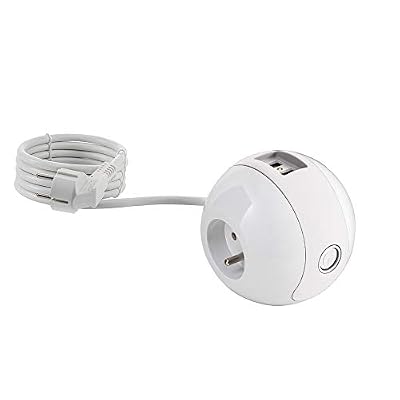Watt & Co MPWATTBL-BLC-CT Multiprise Wattball Blanc