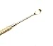 304 Stainless Steel Ear Pick Double Ended Ear Cleaner Ear Curette Earwax Removal Tool Kit Gold