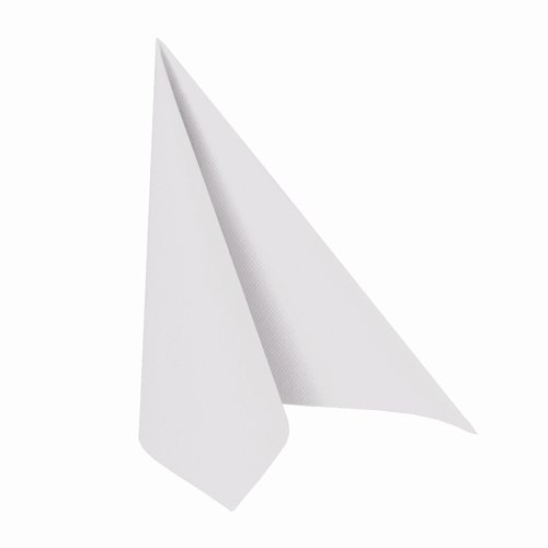 Papstar 16931 Serviette, Tissue, weiß, 40 x 40 x 40 cm, 20 Einheiten