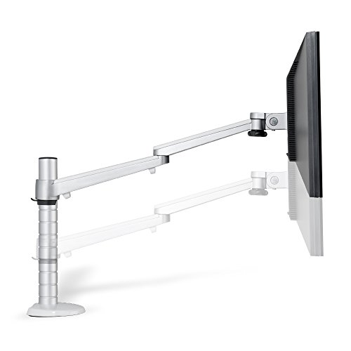 OPUS 2 344361 Monitor/Laptop Arm, 25,4-38,1 cm (10-15-Zoll) matt aluminium/ weiß - 5