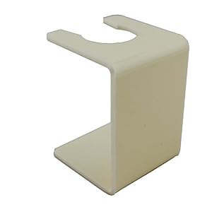 VIGSHAVING Begie Acrylic Shave Brush Stand - Image 3