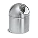 King International Stainless Steel Push Table Top Dustbin (Small) (12 X 12 X 20cm) RS.449.00