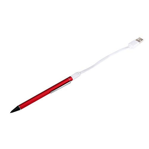 Bescita Stylus Pen Eingabestift + Kugelschreiber für Apple iPad Air / Apple iPad mini 3 / Apple iPad mini 2, Iphone,Galaxy Tab, Galaxy S2 S3,Android etc (Rot) - 3
