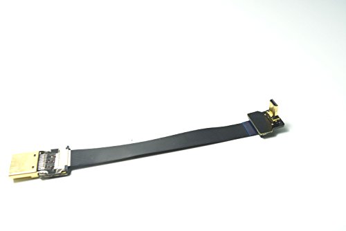 Neue schwarze FPV HDMI Kabel Micro Schnittstelle zu Standard-Schnittstelle für GH4 BMPCC A5000 A6000 A7S A7R 90 Grad DJI 10CM - 4