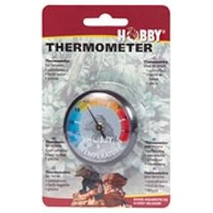 Hobby Thermometer für Terrarien Messgerät, Aquarientemperatur Zubehör, Aquarienthermometer