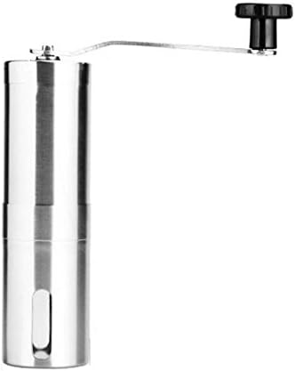XIAOMEIXI Manual Coffee Grinder With Adjustable Ceramic Conical Burr Mill Grinding Coffee Beans for Home or Travel Use All Stainless Steel