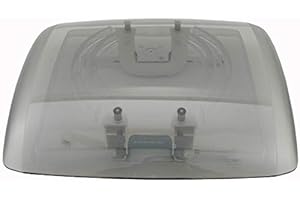 PRO-STYLING DESIGN FOR PERFECTION pro-Styling MPK Ersatzhaube Dachluke Dachfenster Dachhaube 28 x 28 Wohnwagen Wohnmobil Caravan (grau, Glas, Front, RV)