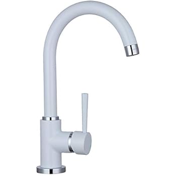 Spültischarmatur Wasserhahn Küche Spülbecken Spültisch Armatur Weiss