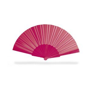 Trendy Fächer aus Stoff mit Kunststoffgriff (1, Pink)