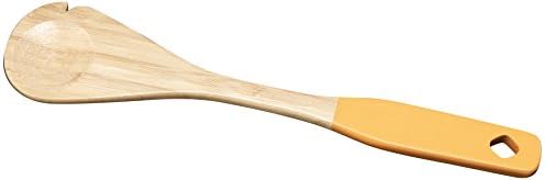 DEAGOURMET 107 Osiride 100% Natural Bamboo Spoon Orange, With Handle, 32 X 6.2 cm