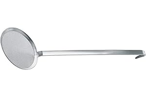 PIAZZA EMGA 893.080 Edelstahl 18/10 Fettschaumlöffel, 15cm Durchmesser, 54cm Länge