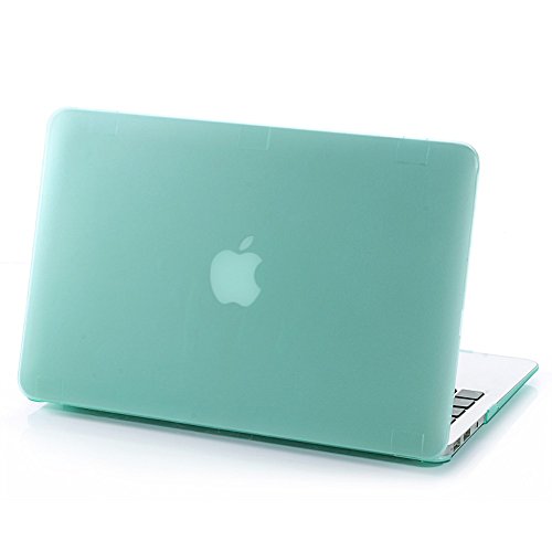 MacBook White 13    Shell  DWaybox Frosted Rubberized Ultra Slim Hard H  lle Schutzh  lle f  r MacBook White 13-Inch A1342   207   516  Mint Green 