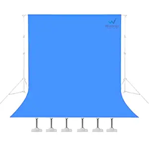Windrop Solutions Sky-Blue Screen Background Photo Video Studio Back Drop 8 x 12 ft for Indoor-Outdoor Photography Videography YouTube Videos Live Streaming Made in India