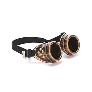 Gafas aviador cobre steampunk adulto