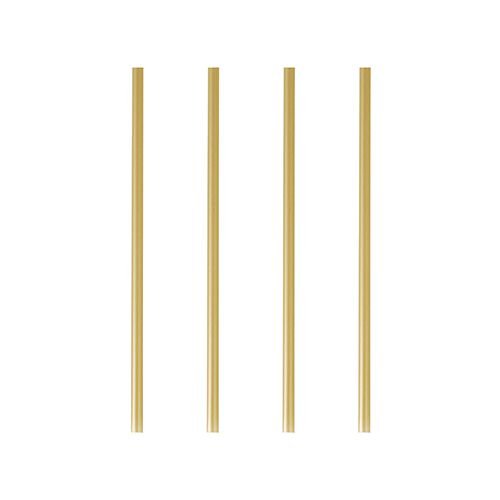 Shake-Halme, Ø 8 mm, 25 cm, gold, 135 Stück