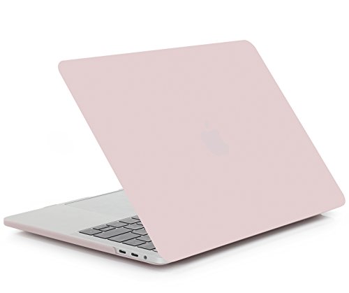 MacBook Pro 13 Hülle 2016 Touch Bar, iNeseon Ultra Slim Plastik Hartschale Tasche Cover snap on Schutzhülle Schale mit US Rose Quartz und EU Transparent Silikon Tastatur-Abdeckung Schutzhülle für Neueste Apple MacBook Pro 13 Zoll mit Touch Bar A1706, Rose Quartz - 3
