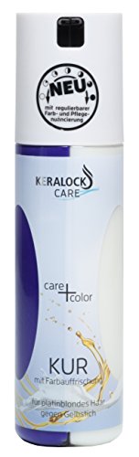 KERALOCK care+color Kur mit Farbauffrischung Platinblond