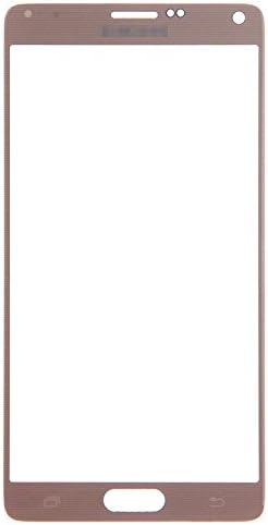 (GG MALL) LCD Front Outer Glass Lens Screen Replacement For Samsung Galaxy Note IV Note 4 (Gold)