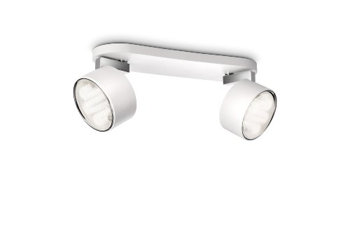 Philips Ecomoods 230 V Double Spotlight, 9 W - White