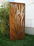 Sichschutzwand Sichtschutz Wand Zaun Gartenzubehör Raumtrenner Edelrost Sichtblende Blende Gartendekoration Garten