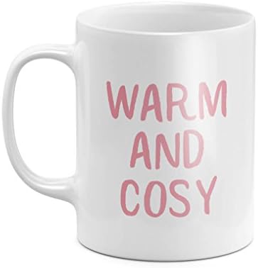 Rose Gold Warm And Cosy Knitted Cute Design 11 ounce Ceramic Tea Coffee Mug