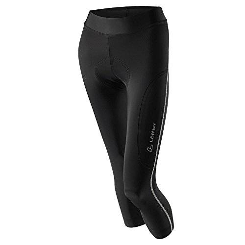 Löffler Hotbond Bike 3/4 Hose Damen schwarz 2017 Fahrradhose