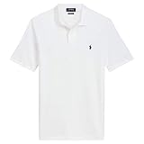  Polo Ralph Lauren Herren Poloshirts Poloshirt, Einfarbig, Poloshirts, Weiß Large