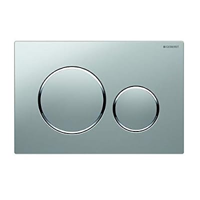 Geberit Sigma 20 115.882.KN.1 Plaque de déclenchement chromé mat/chromé brillant