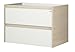 Produktbild FACKELMANN 83403 Waschtisch-Unterbau Viora, 2 Schubladen, Raumspar-Siphon, BxHxT: 79.5 x 55 x 49 cm
