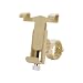 Produktbild HCFKJ 360 ° Drehen Fahrrad Fahrrad Telefon Halterung Halter Clip Lenker Telefon Halter (GOLD)