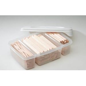 SIBEL Disposable waxing spatula's - box of 400 various sizes - Image 2