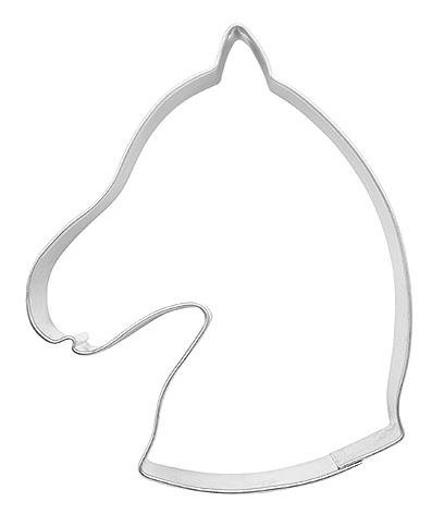 Ausstechform Pferdekopf, 8cm, Edelstahl
