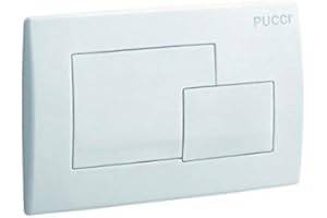 Placca Scarico Cassetta Incasso Eco Bianca 80005410 Pucci 5410