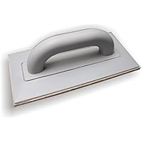 DEWEPRO® Filzbrett - Kunststoff (PS) Reibebrett mit 6mm Filzbelag für Putz u. Feinputz - 280x140mm - Filzreiber…