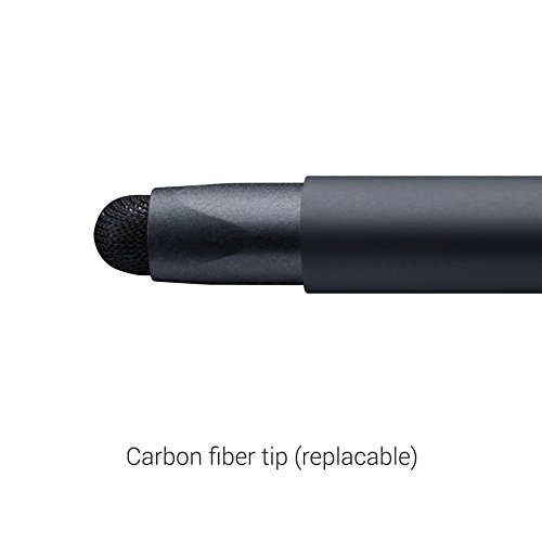 Wacom Bamboo Solo Smart Stylus (4. Generation) in Schwarz / Ergonomischer Touch Pen mit Carbonfaser-Spitze für Touchscreen-Eingabegeräte mit kapazitiver Touch-Technologie wie iPhone oder iPad - 9
