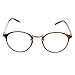 Produktbild Minetom Unisex Lesebrille mit modischen Retro Runde Objektiv optische Gläser Brille Wayfarer Lesehilfe ( Tawny )
