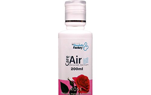 FÜR LUFT LUFTREINIGER - CareforAir Rosa-essenz 200mL - Boost Selbstwertgefühl und Vertrauen - Verbesserung Der Stimmung, lindert Angst und Stress, Fördert die Romantik und erhöht die libido - Blumiger Duft Stieg - Einfach Herrlich - VERWENDEN SIE IN REVITALIZERS, IONISATOREN, LUFTBEFEUCHTER 100% Produkt Zufriedenheitsgarantie